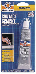 Permatex 25905 Contact Cement, 1.5 oz., 1.5 Ounce