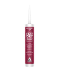 AnchorTech Premium Fast Dry Adhesive Sealant White 10.1oz Caulking Tube