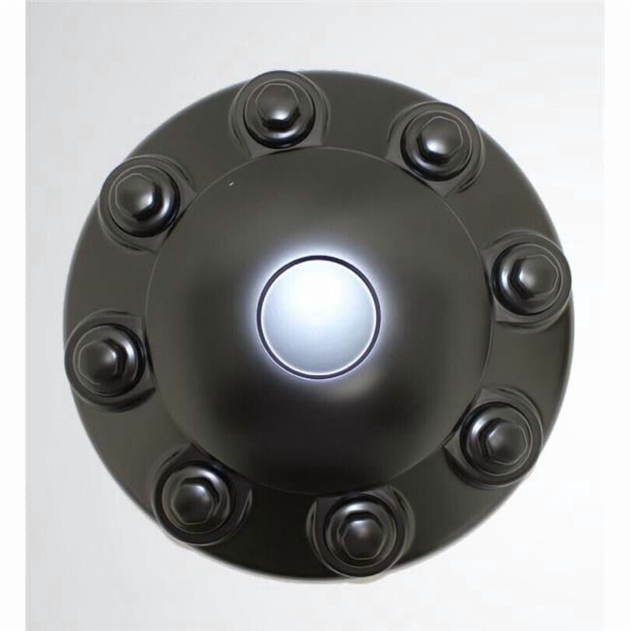 Black Hub Cover ABS Front 19.5 in 8