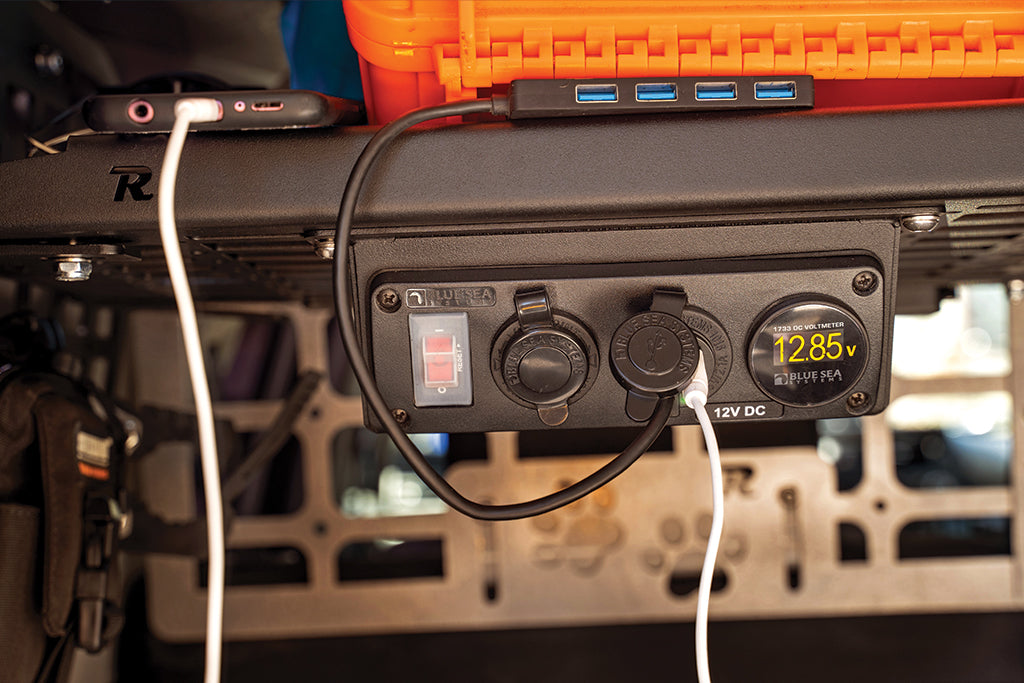 The 12 Volt 12v Accessory Panel Mount