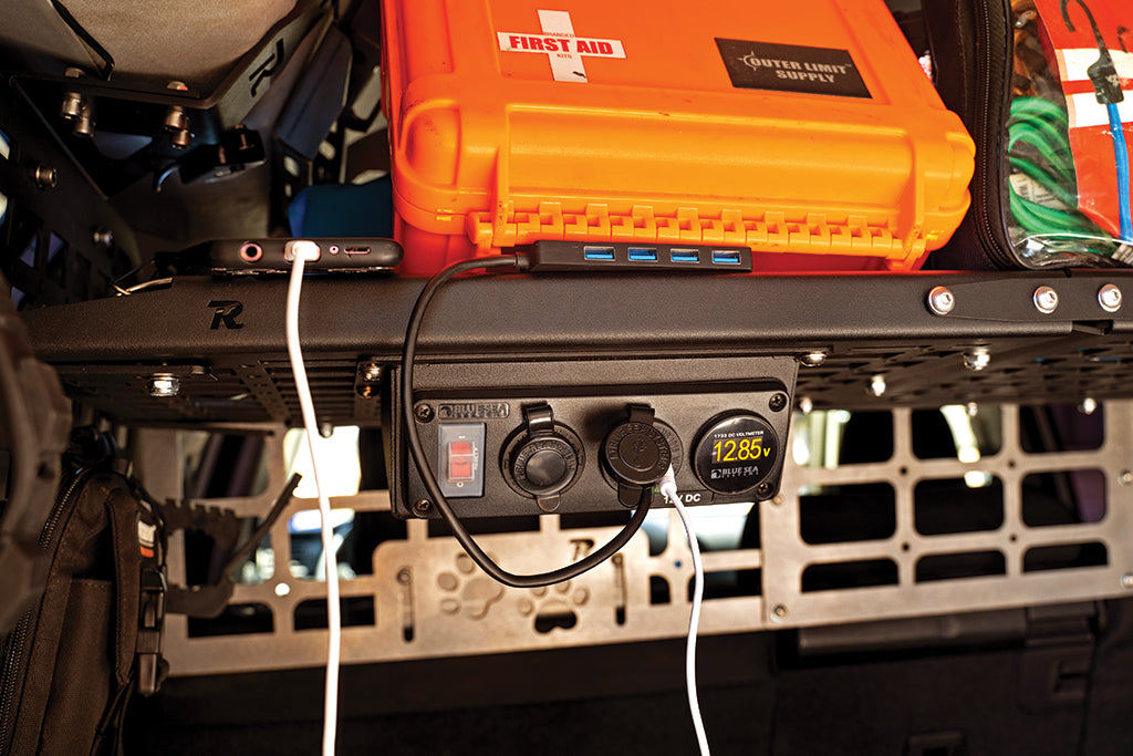 The 12 Volt 12v Accessory Panel Mount