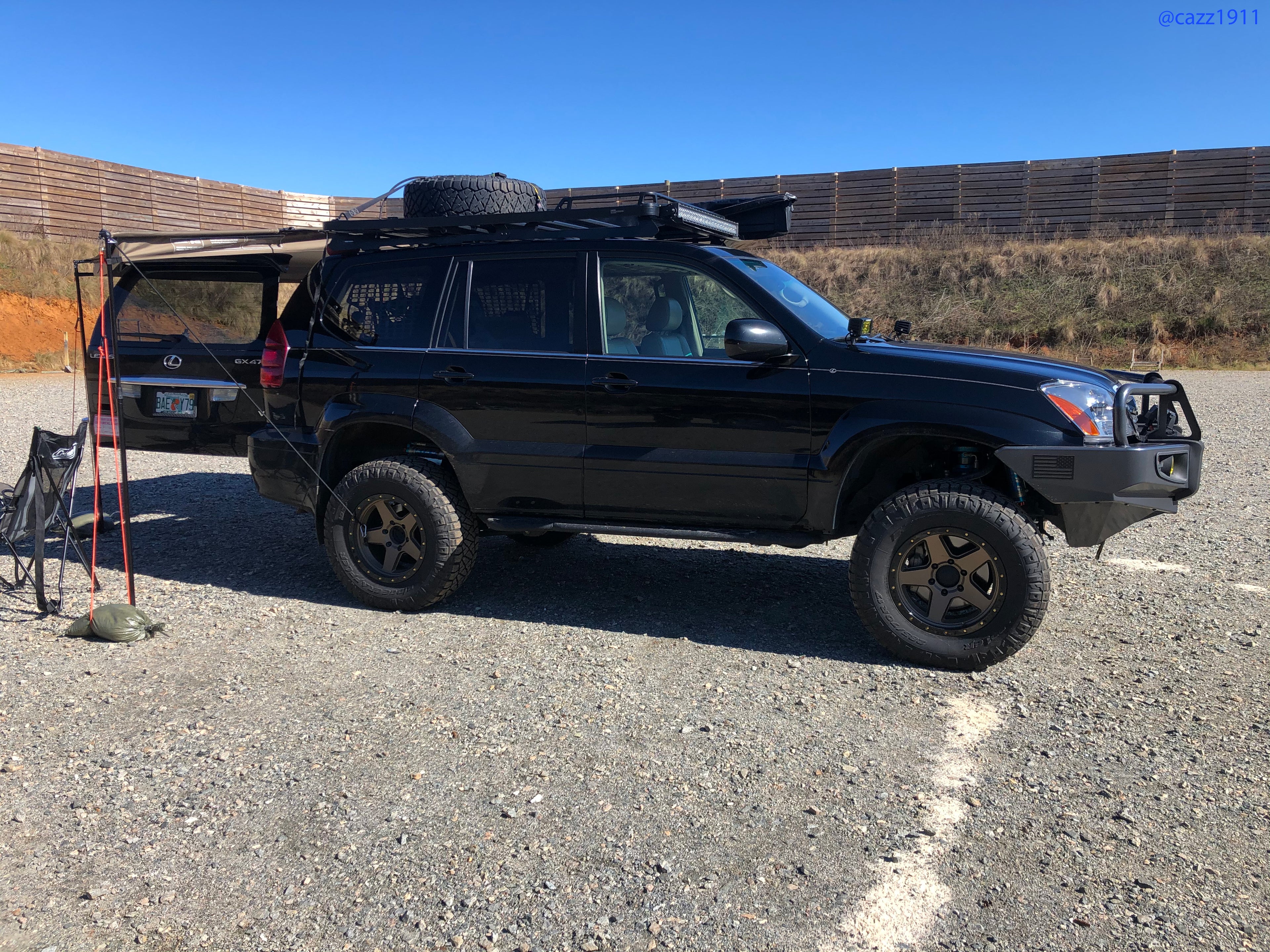 2002-2009 Lexus GX 470 Rear Window Molle Panels
