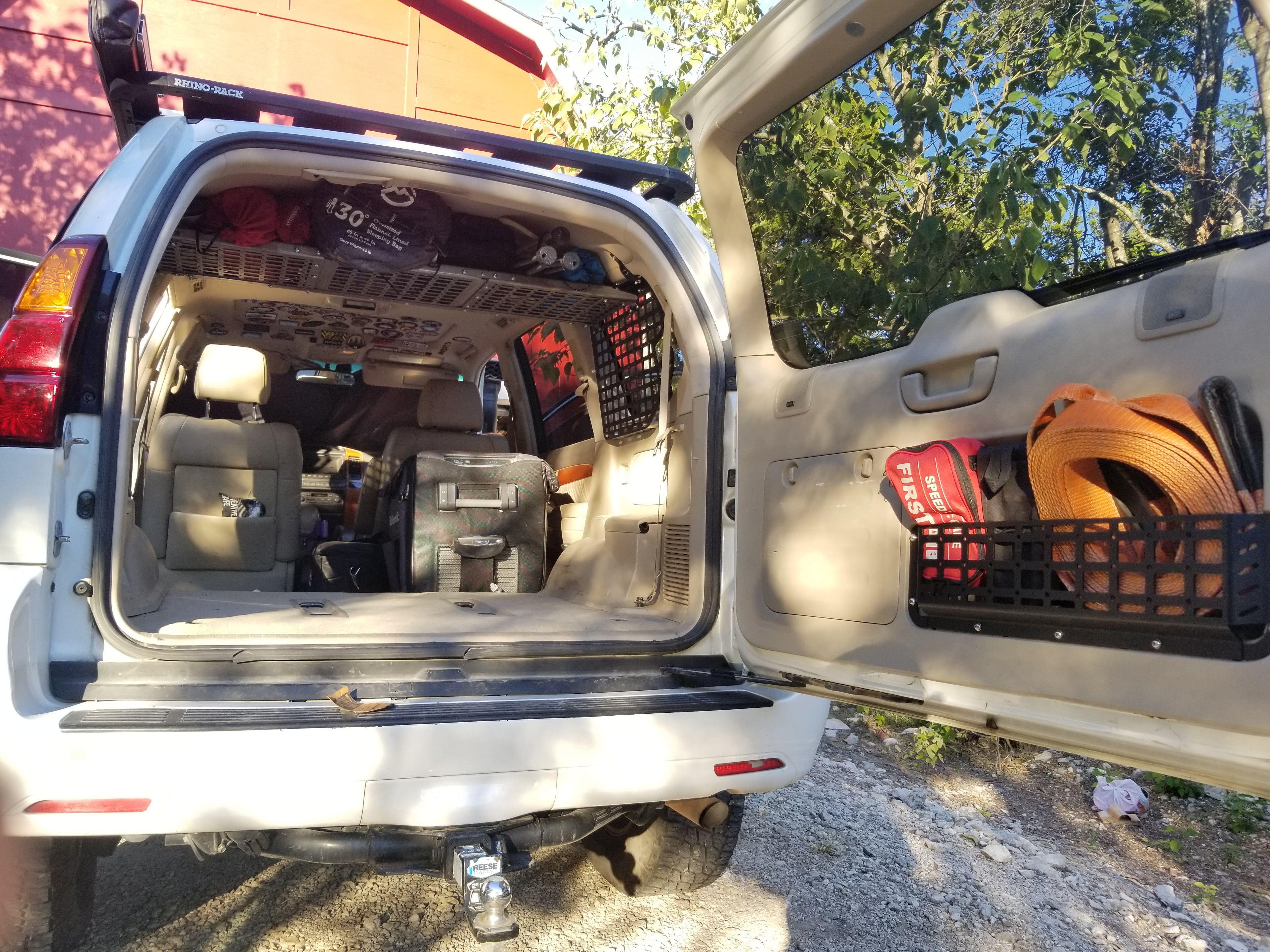 2002-2009 Lexus GX470 Molle Storage Panel Shelf