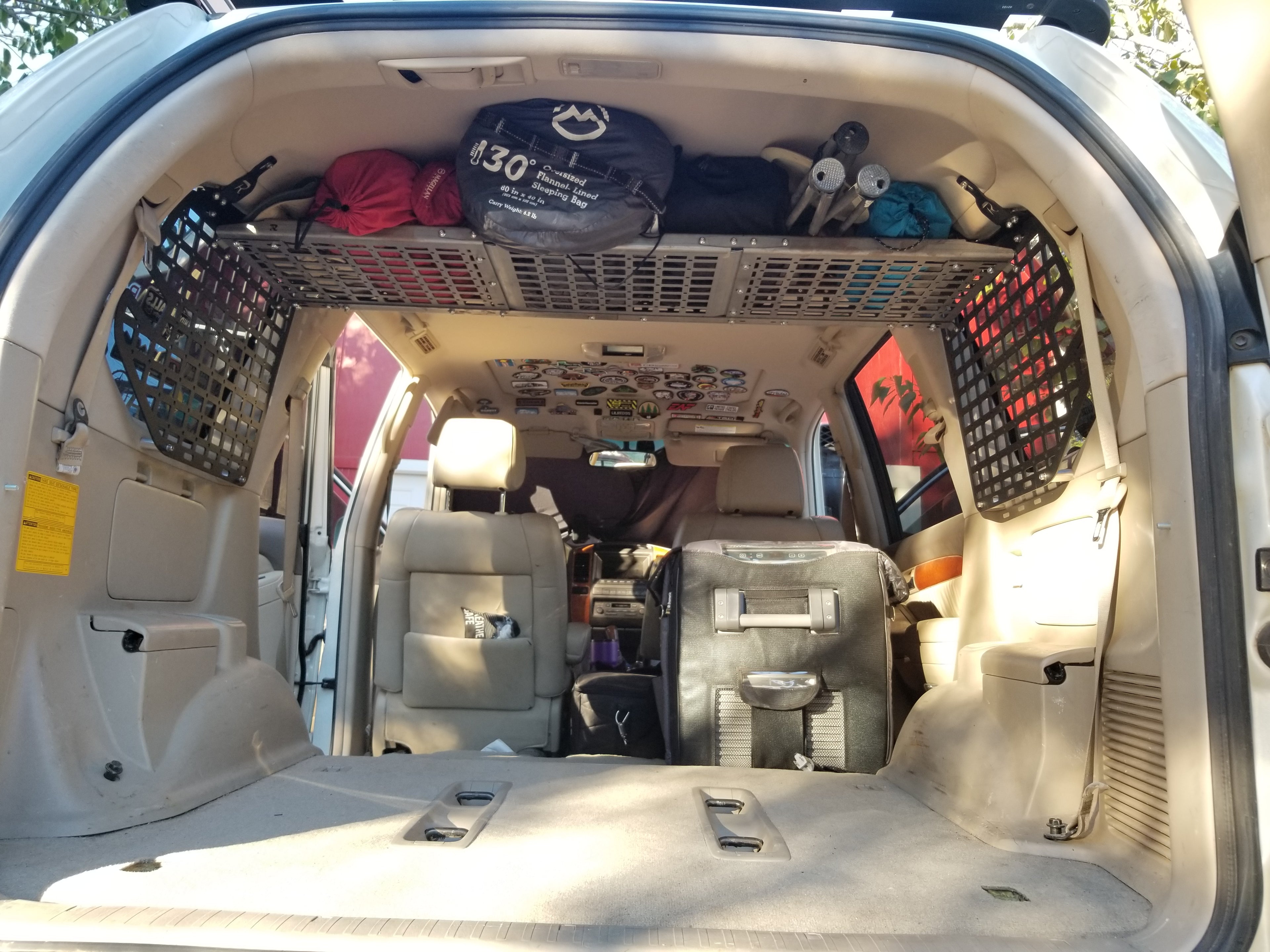 2002-2009 Lexus GX470 Molle Storage Panel Shelf