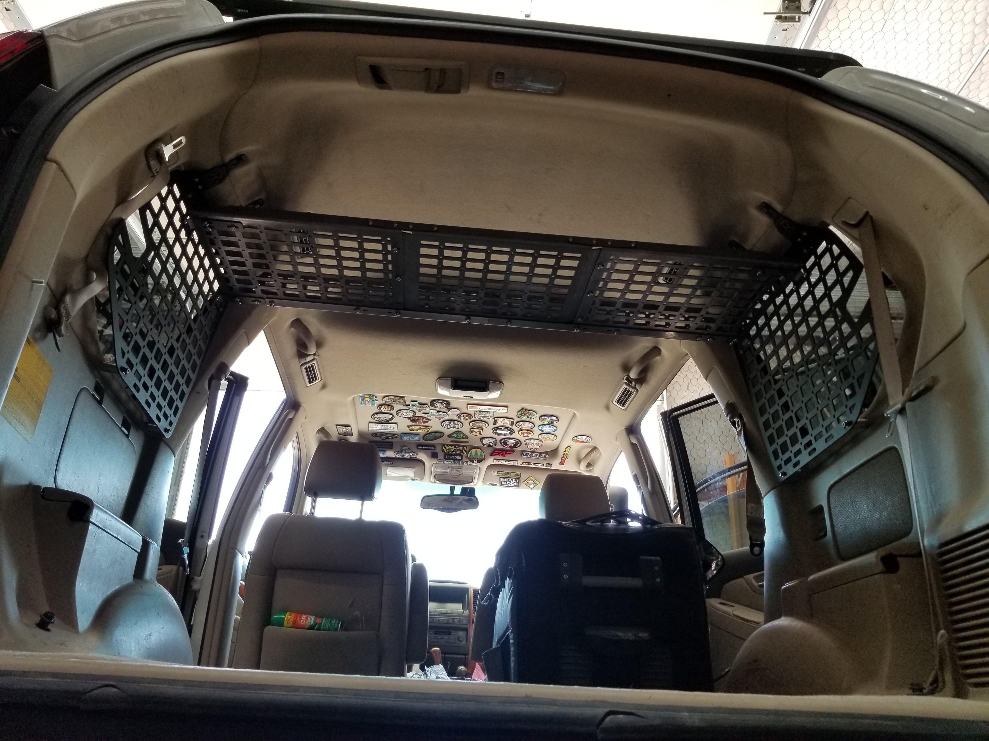 2002-2009 Lexus GX470 Molle Storage Panel Shelf