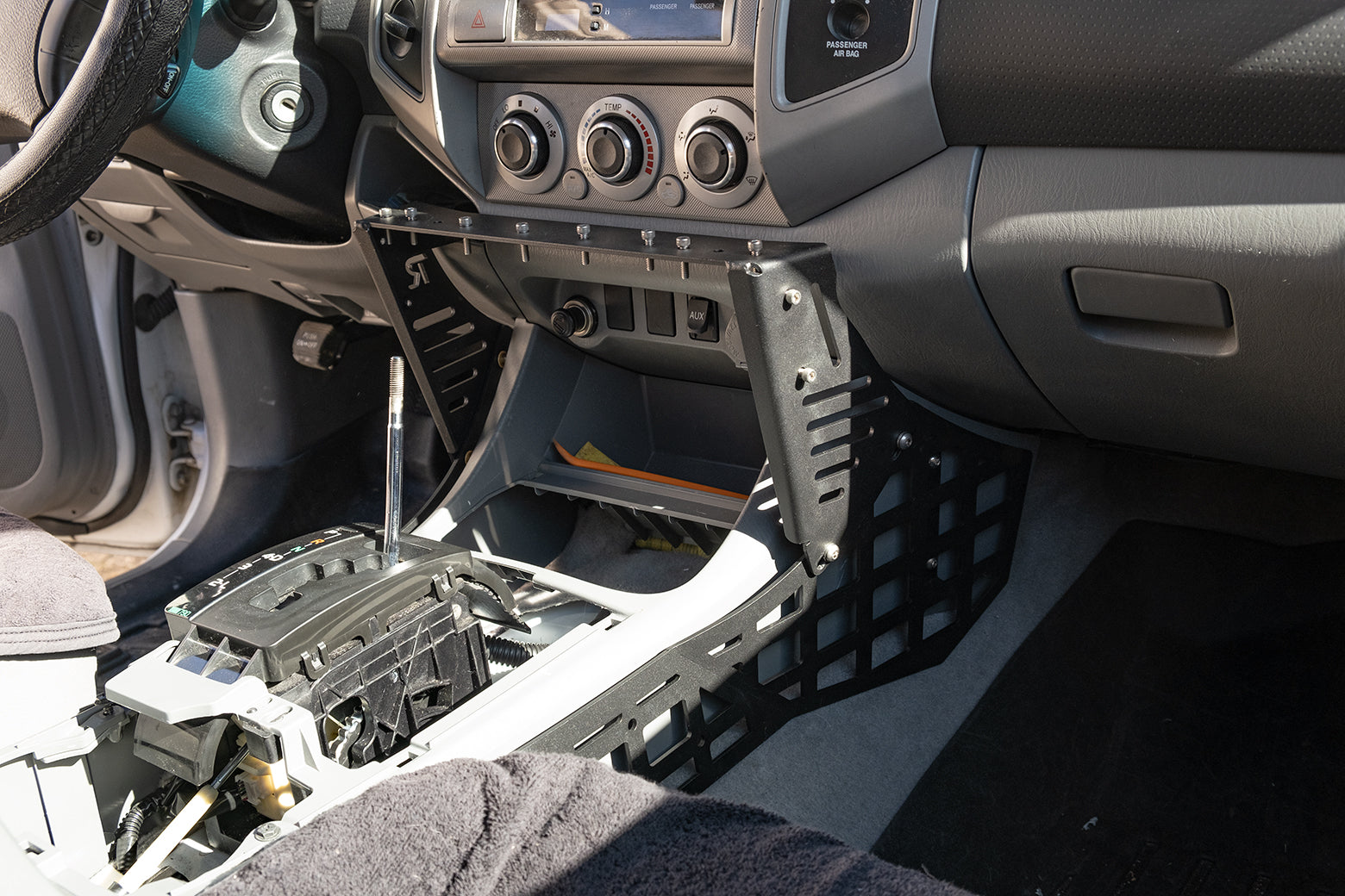 2005-2015 2nd Gen Toyota Tacoma Center Console Molle Storage Panel