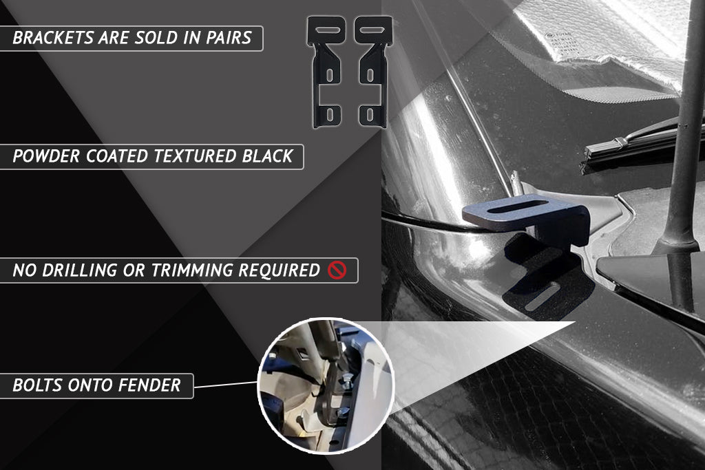 2005-2015 Nissan Xterra Ditch Light Brackets