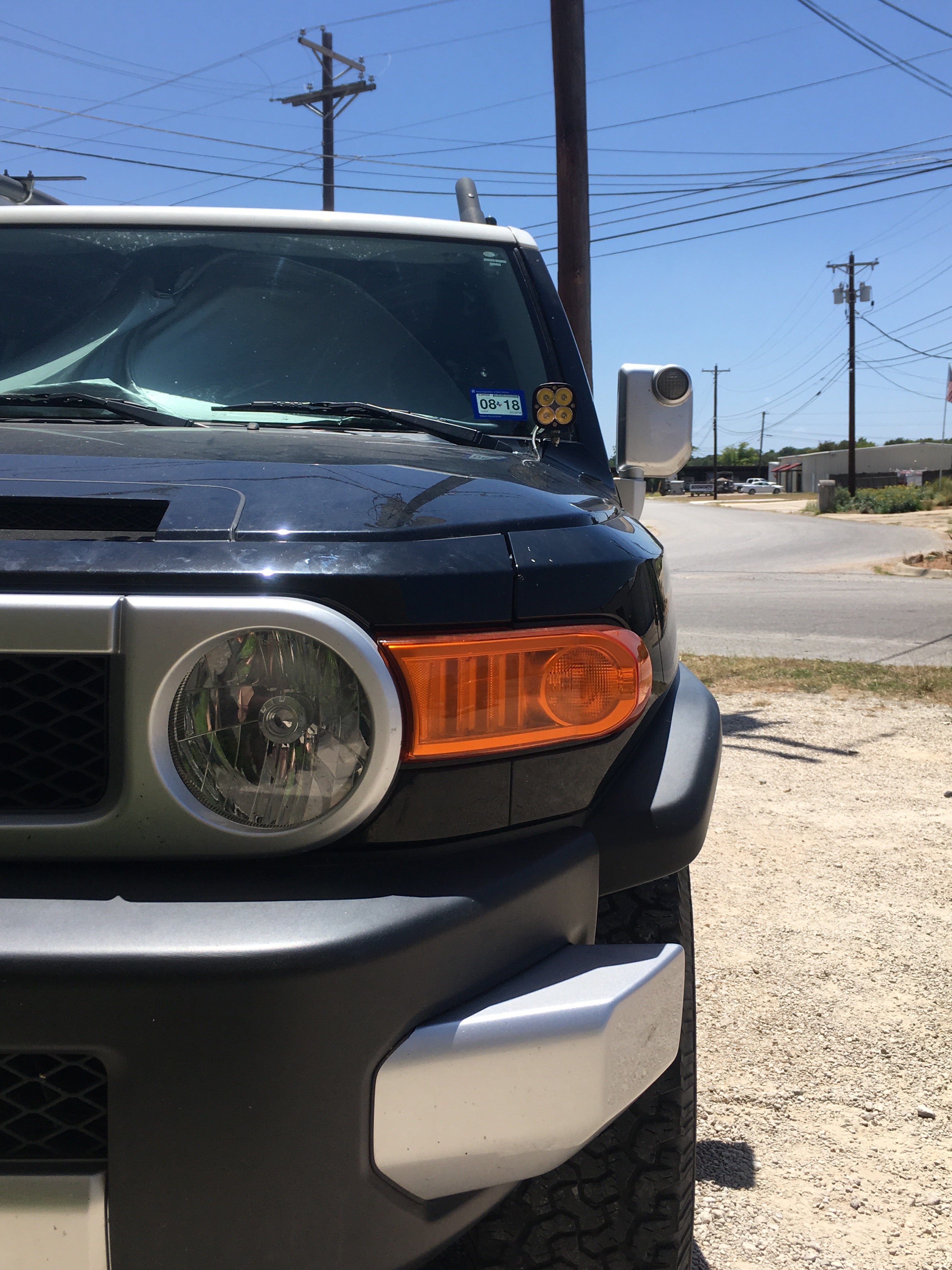 2006-2014 Toyota FJ Cruiser Ditch Light Brackets