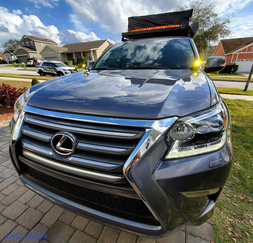 2010-2022 2nd Gen Lexus GX 460 Ditch Light Brackets