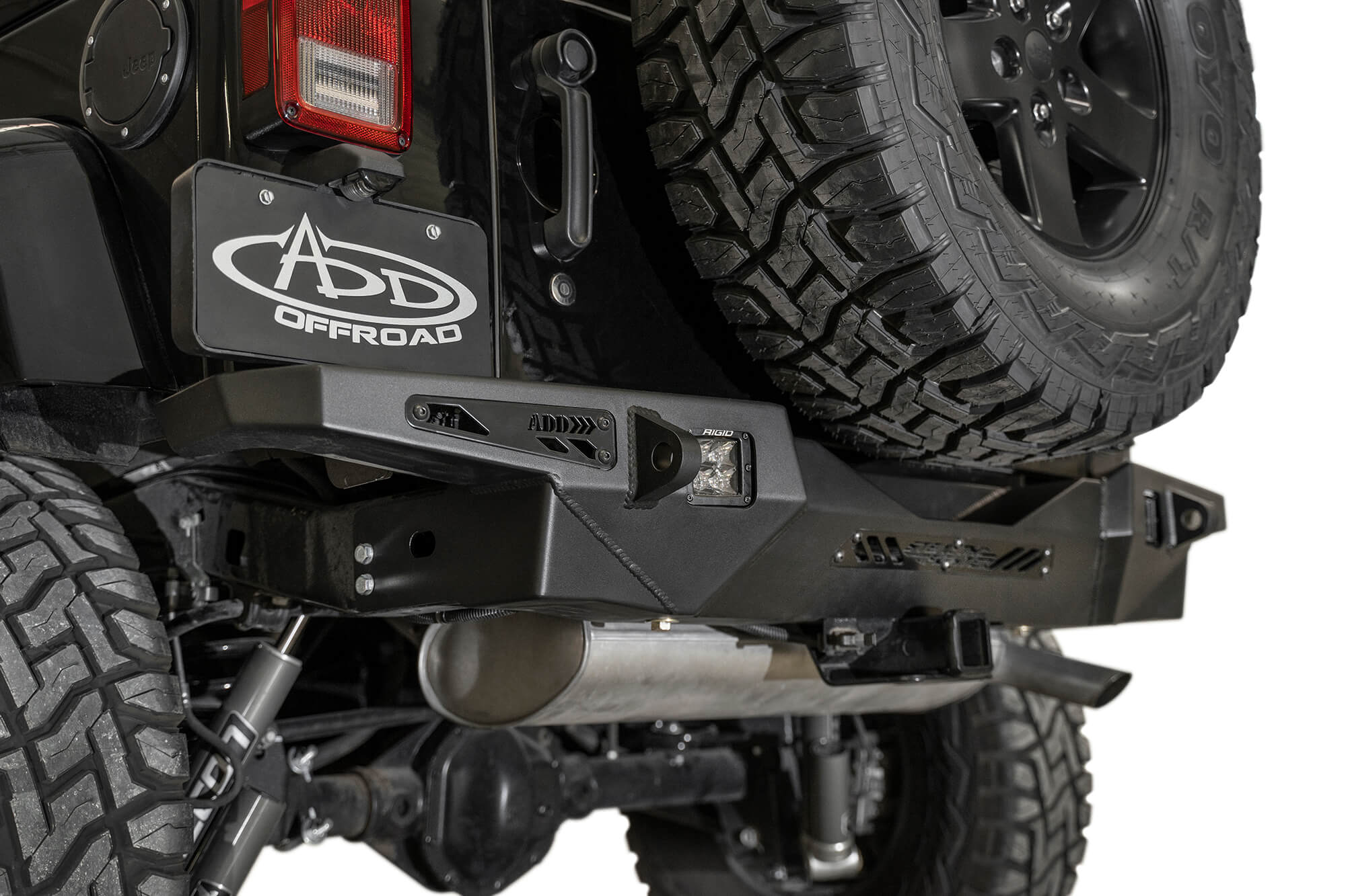 2007 - 2018 Jeep Wrangler JK Stealth Fighter Rear Bumper