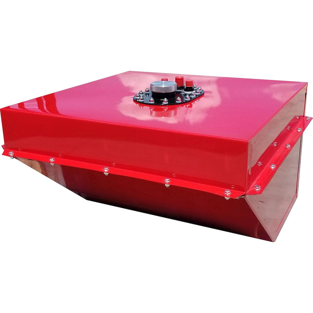 25X28X18 22 Gallon Wedge Red