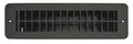 Blk Plast Vent Reg Damp 2.25'X10'