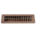 Floor Register W/Damper-T