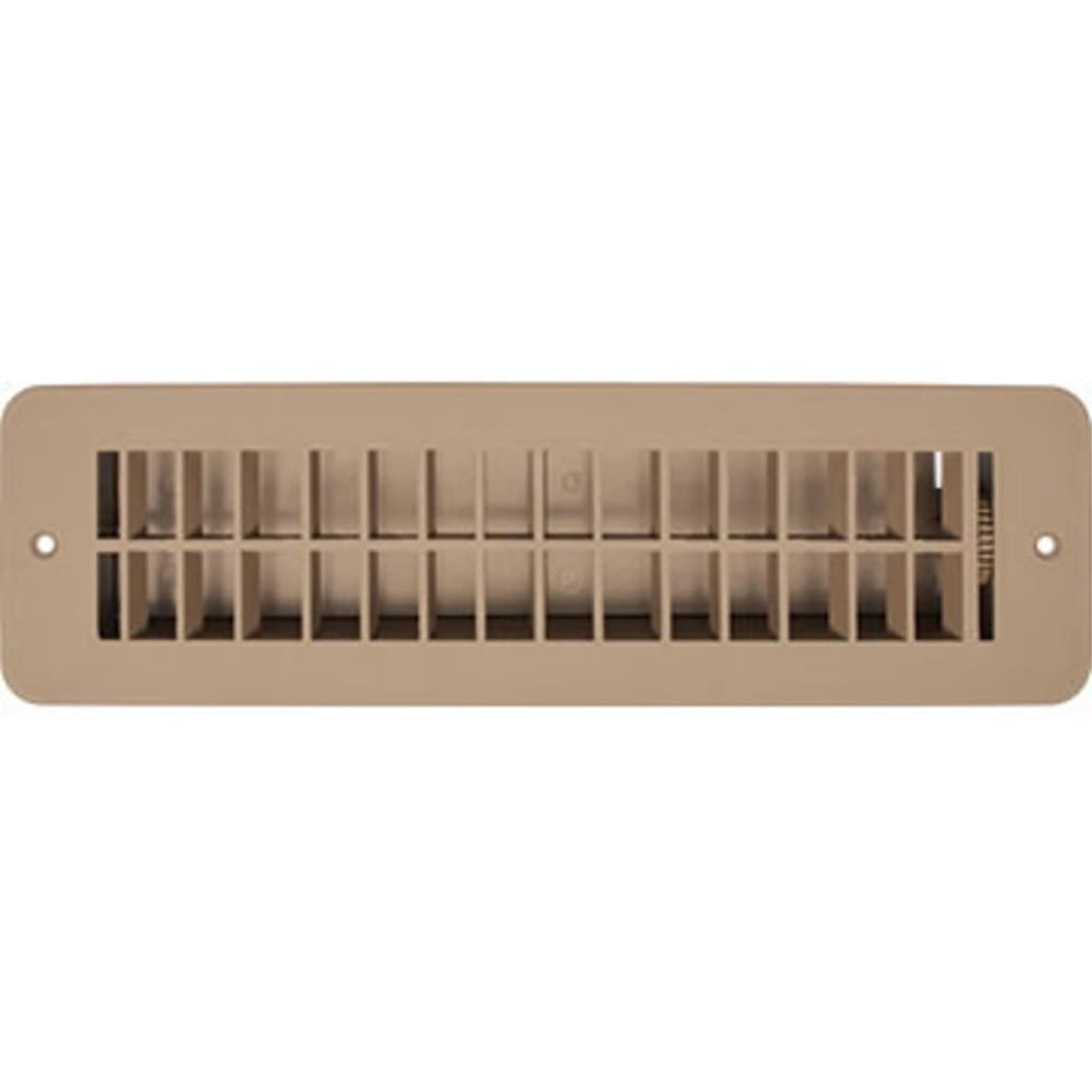 Vent Register  Tan  Plastic  Damp 2