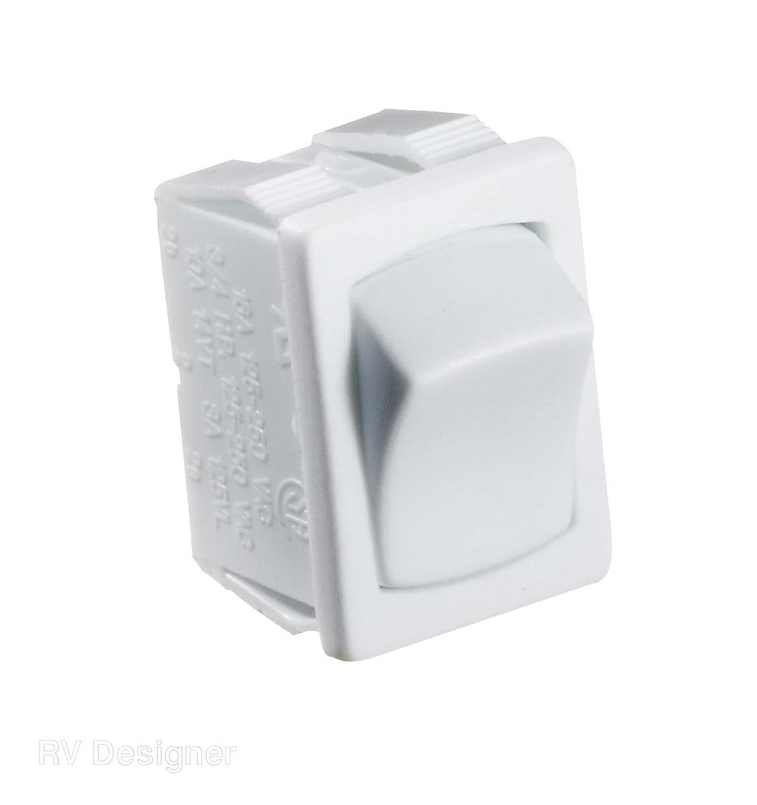 10A White Rocker Switch