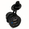 Socket Sized Dual Port USB 3.1AMP W