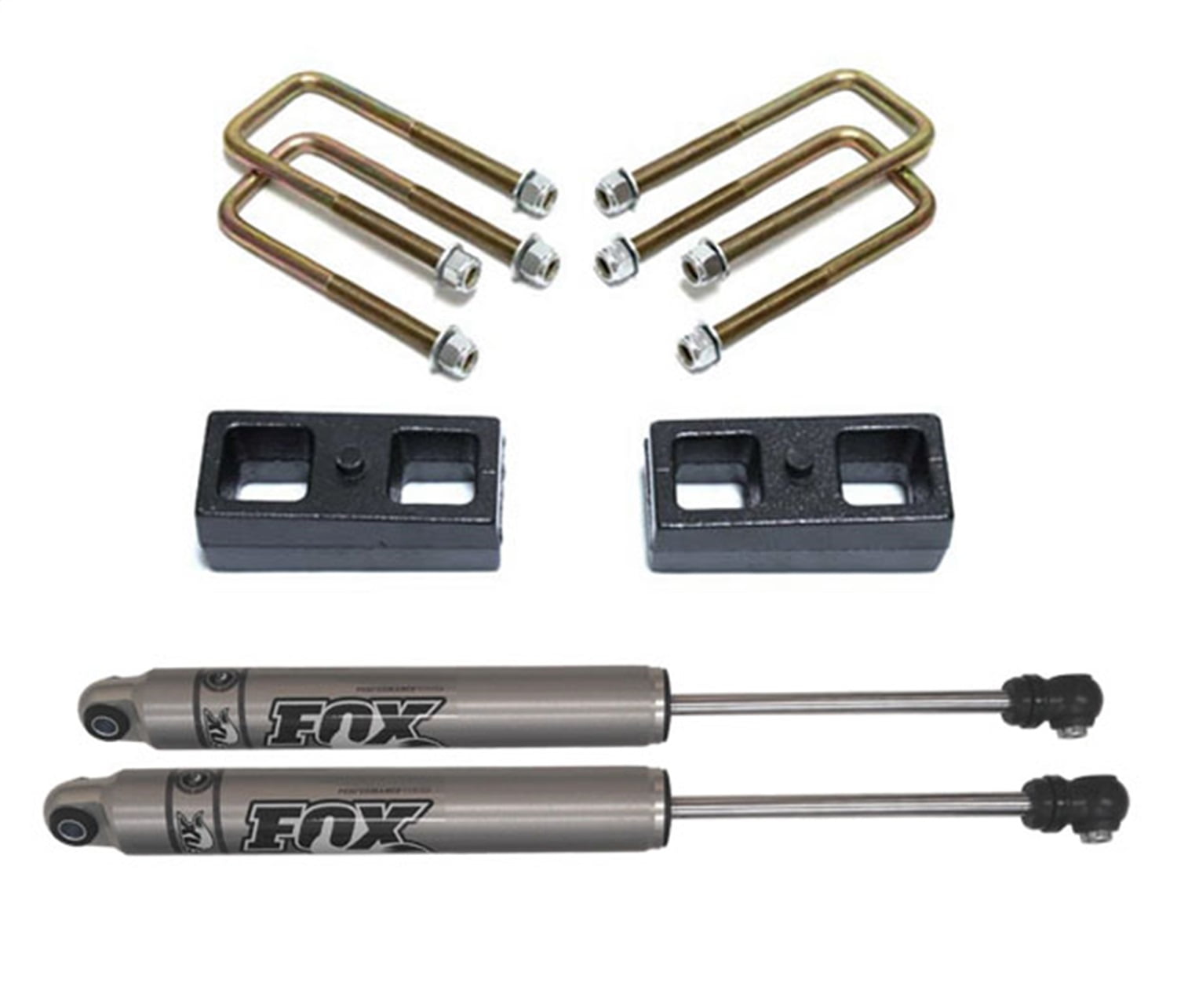 2' Blocks  U-Bolts  Fox Shocks