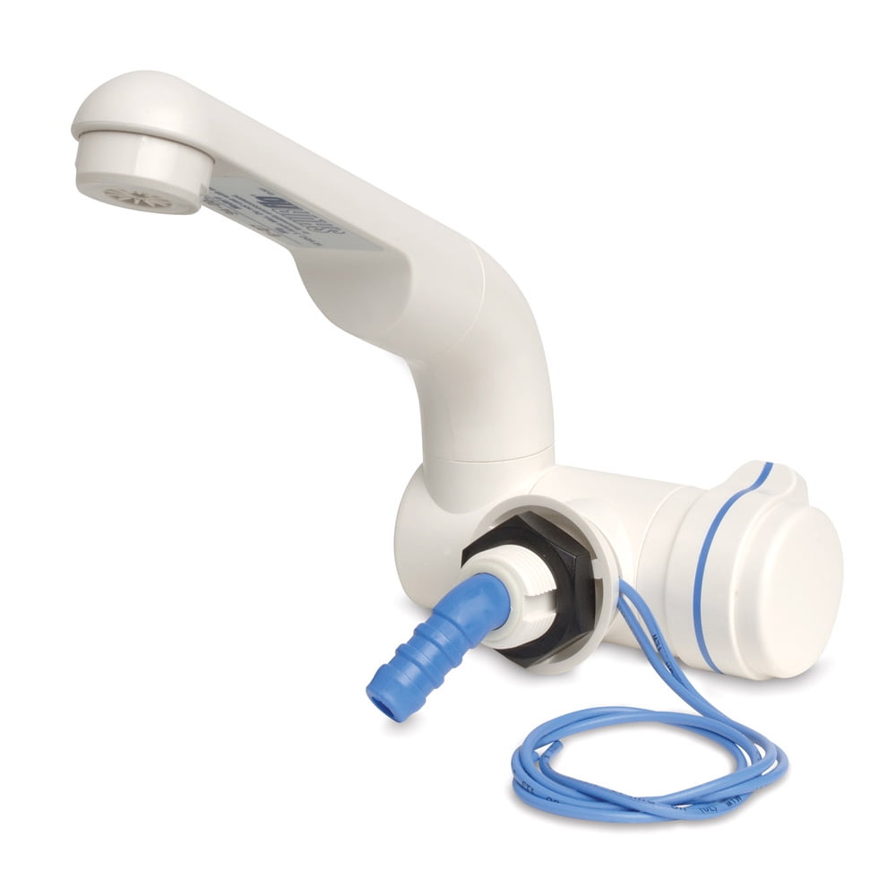 Water Faucet With Switch - White