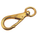 Sea-Dog 139132-1 Brass Swivel Eye Boat Snap - Size 2 (3-5/8" Gate)