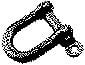 Screw Pin Anchor Shackle Galv 1/2