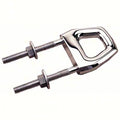 Sea Dog Twin Shank Bow Eye, 2-15/16" Shaft, Chrome