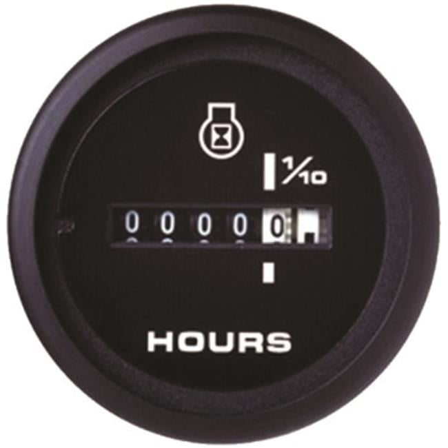 Hourmeter Black Premier Pro 2 12-24Vdc