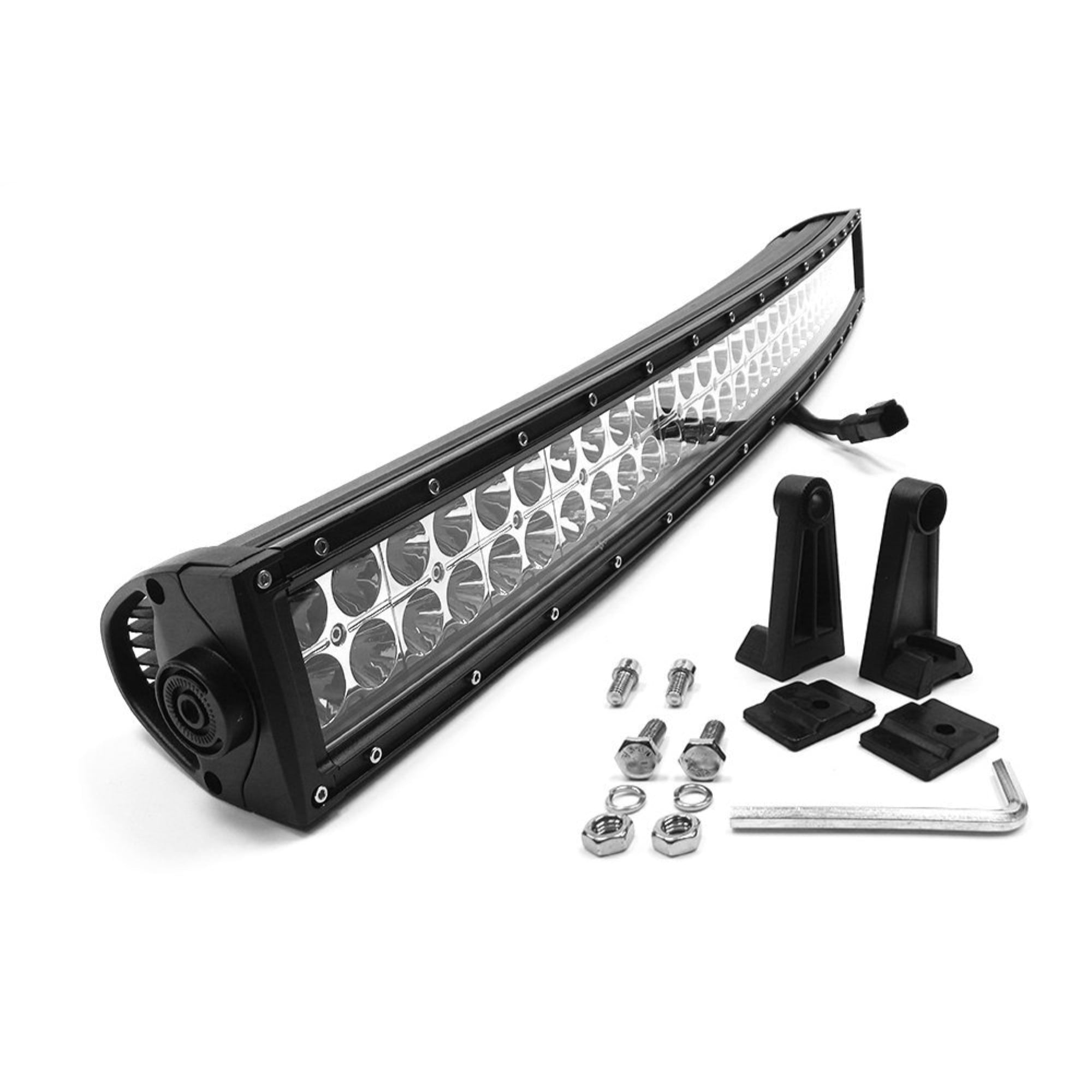 40' LED Light Bar Crvd  Chrome Seri