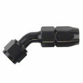 -10AN X 45  Blk Hose End