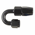 -10AN X 180  Blk Hose End