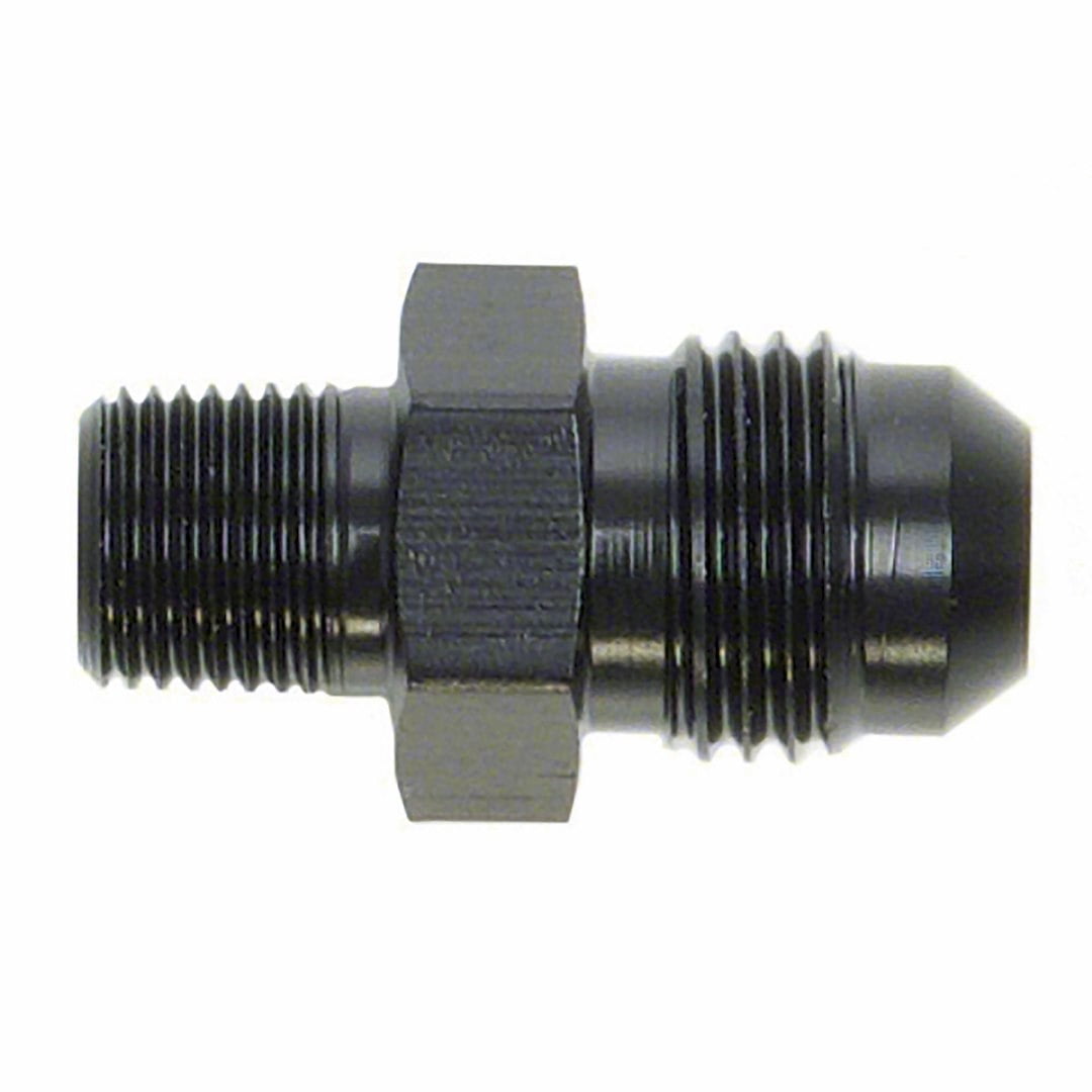 -3AN X1/8NPTF Blk ST Fl to Pipe Adp