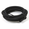 Blk Nylon SS Brd Hose  -12AN X 10'
