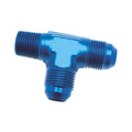 -6ANX1/4NPTF Blu Fl to Pipe Run Tee