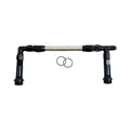 -8AN Blk Dual Inlet  Holley  4500