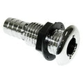 Thru-Hull 3/4" Chrome