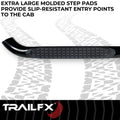 3' ROUND NERF 2019 CHEVY EXT BLK