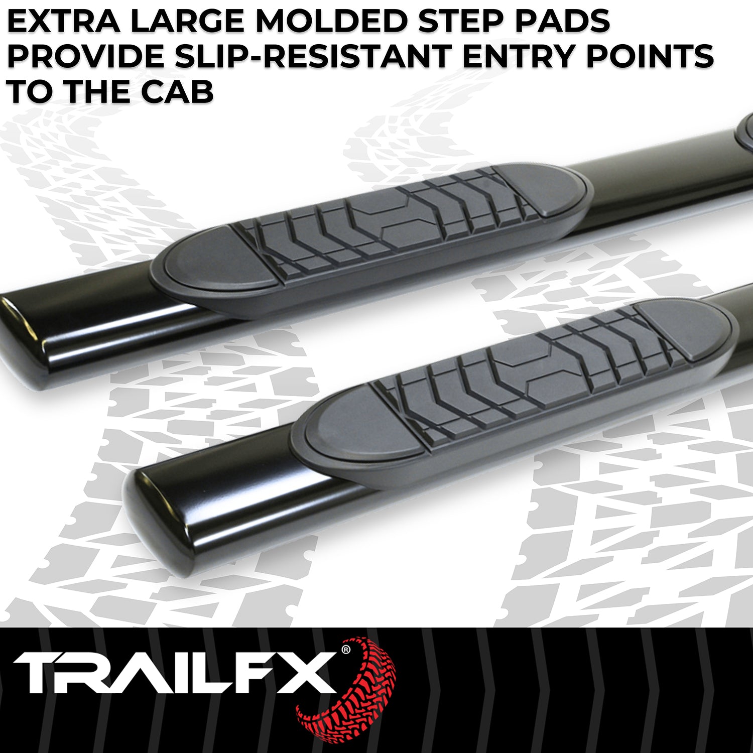 5' OVAL NERF BAR BLK