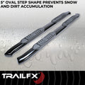 5' OVAL BENT END BAR BLK