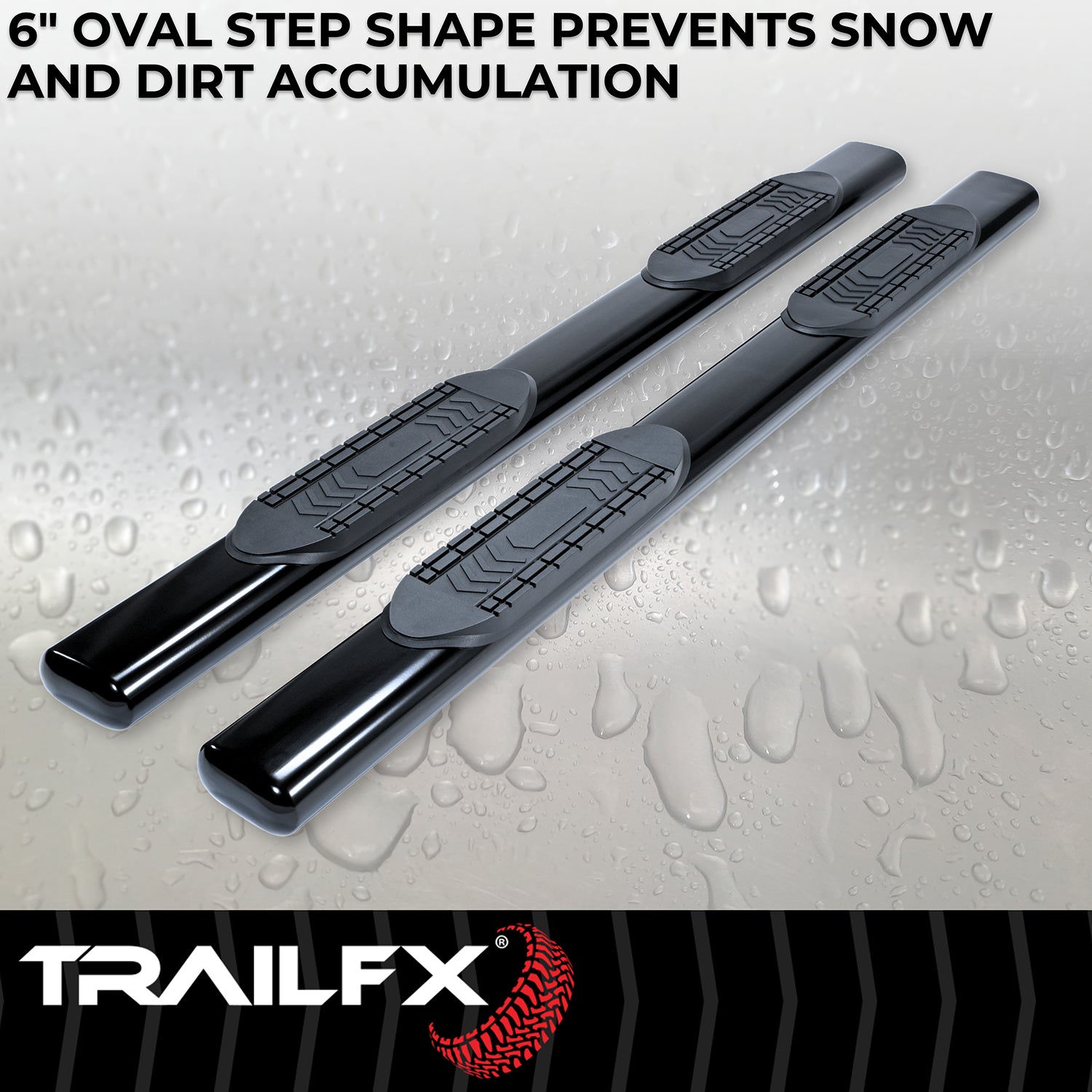 6'' OVAL BLK RP FITS DEF