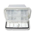 2 Tray Tackle Box 7X14"-White