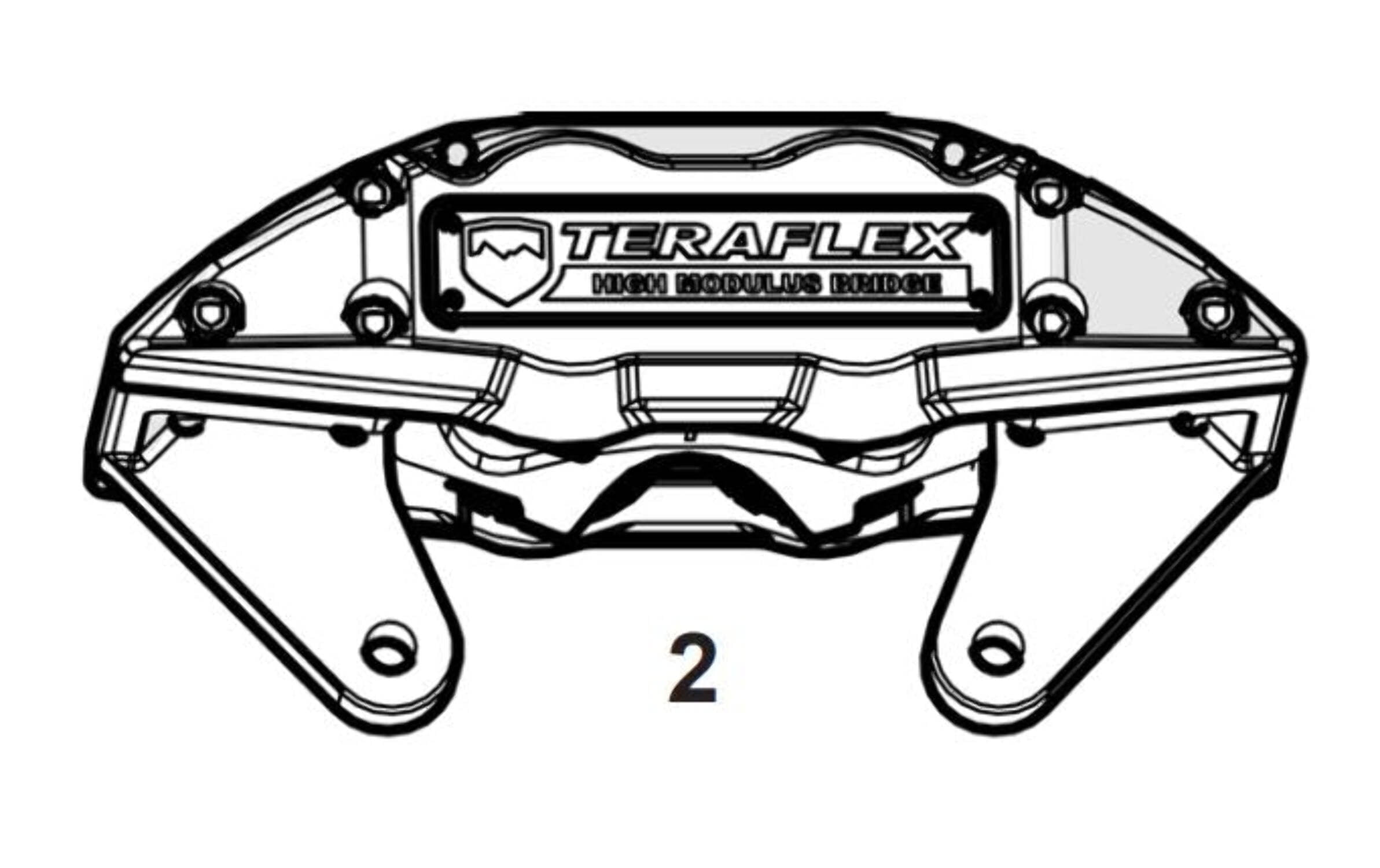 Jl /Jk Rear High Modulus Brake Cali