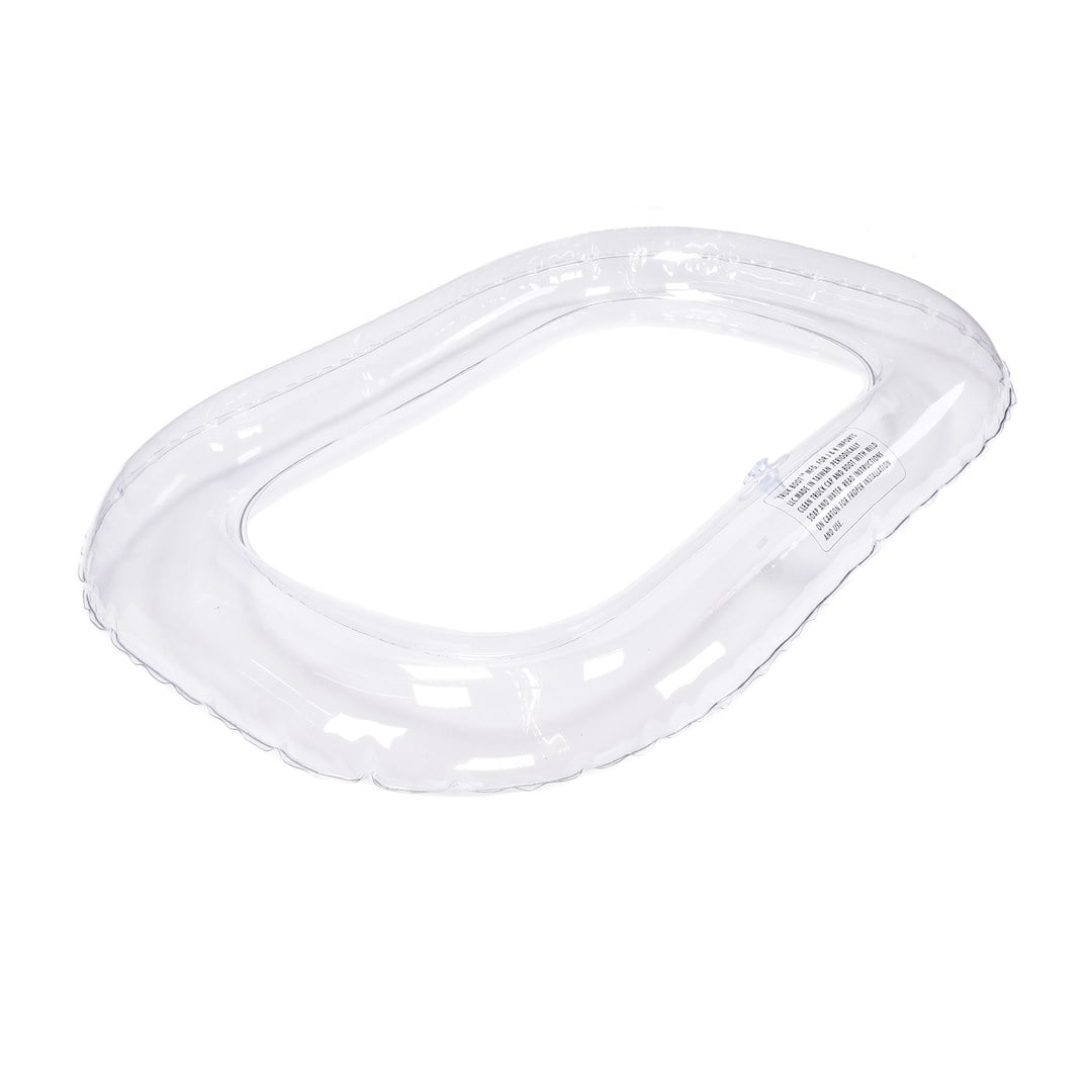 TrailFX Truck Cab Back Panel Seal - Fills Truck Cab To Camper Gaps Up To 3 Inches 20 X 13 Inch Inflatable PVC Clear