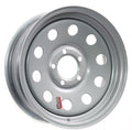15X6 Mod 5H-4.5 Star Slvr