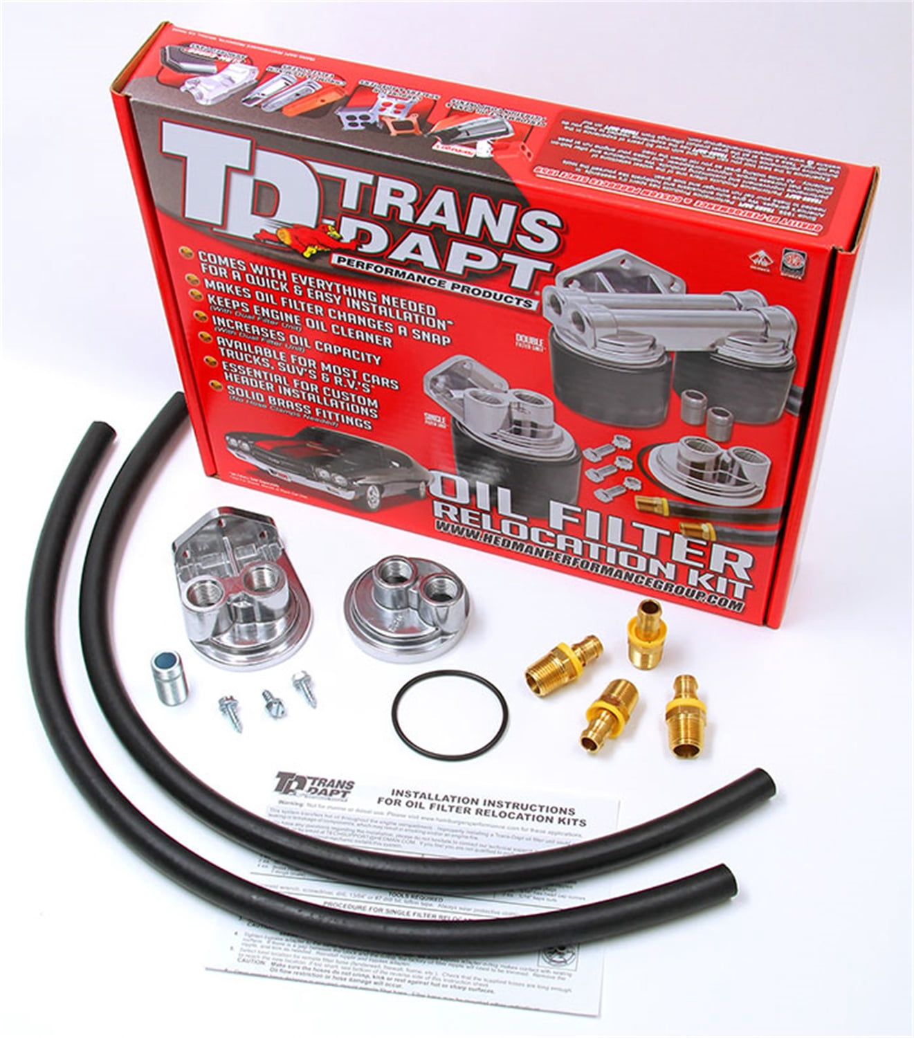 Oil Filter Relocation Kit