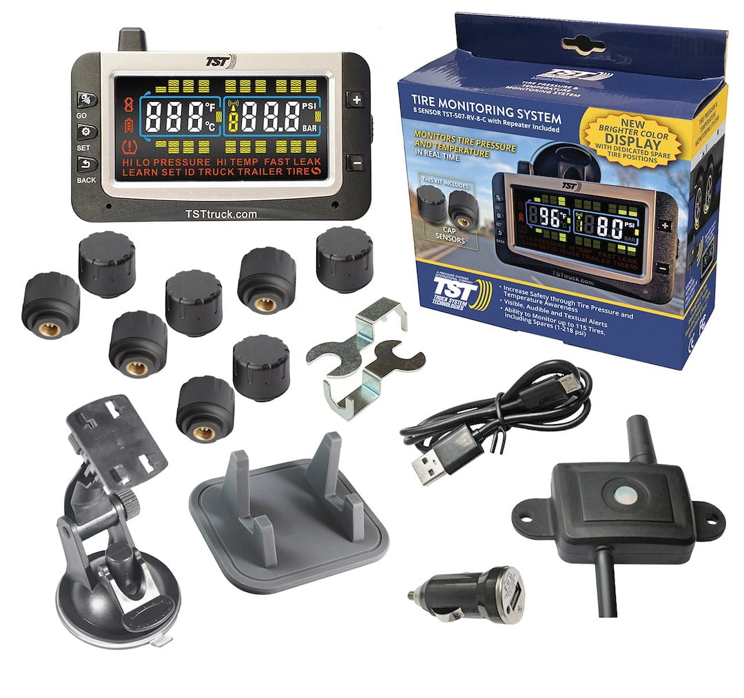 507 TPMS W/8 Cap Sensors W/Replacea
