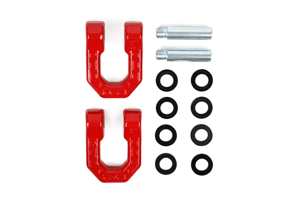 Red DV8 Elite Series D-Rings (Pair)