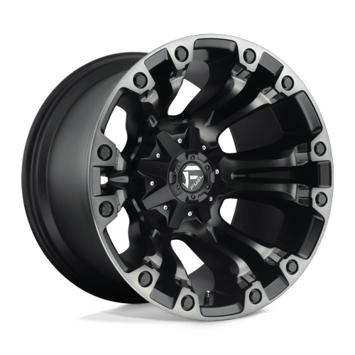 Fuel 1PC VAPOR 17X9 8X6.5 125 +1 M-BLK GT