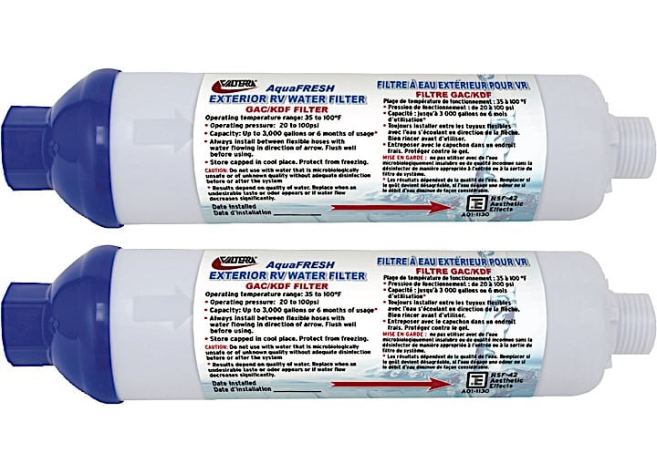 Inline Water Filter  2 Pk Carded