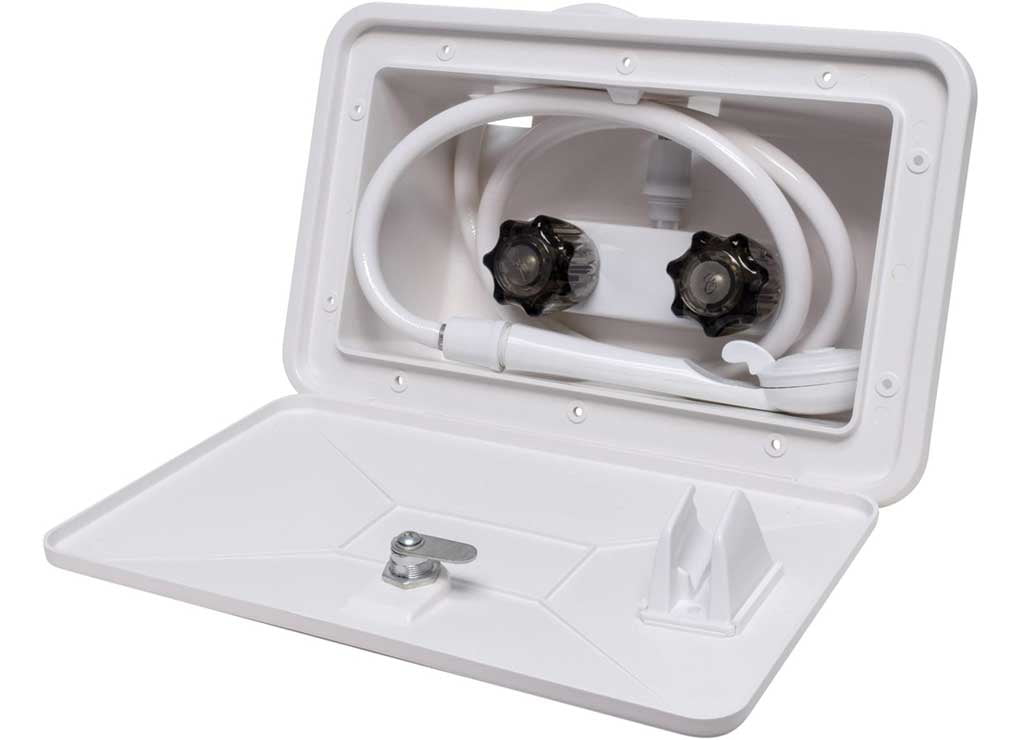 Catalina Hot/Cold Ext Shower White