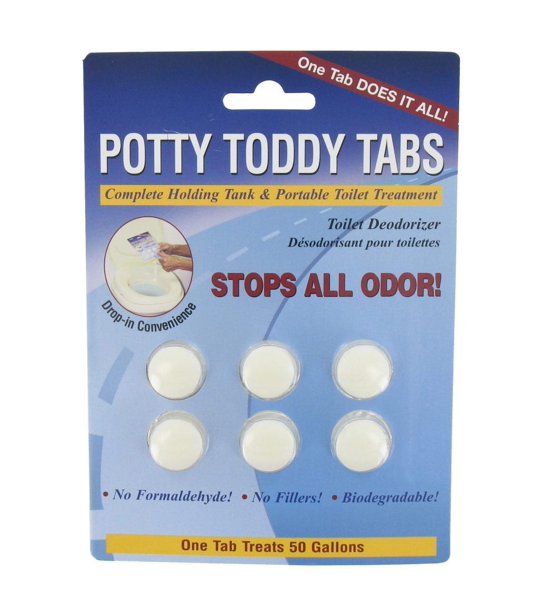 Potty Toddy Tabs  6/CD