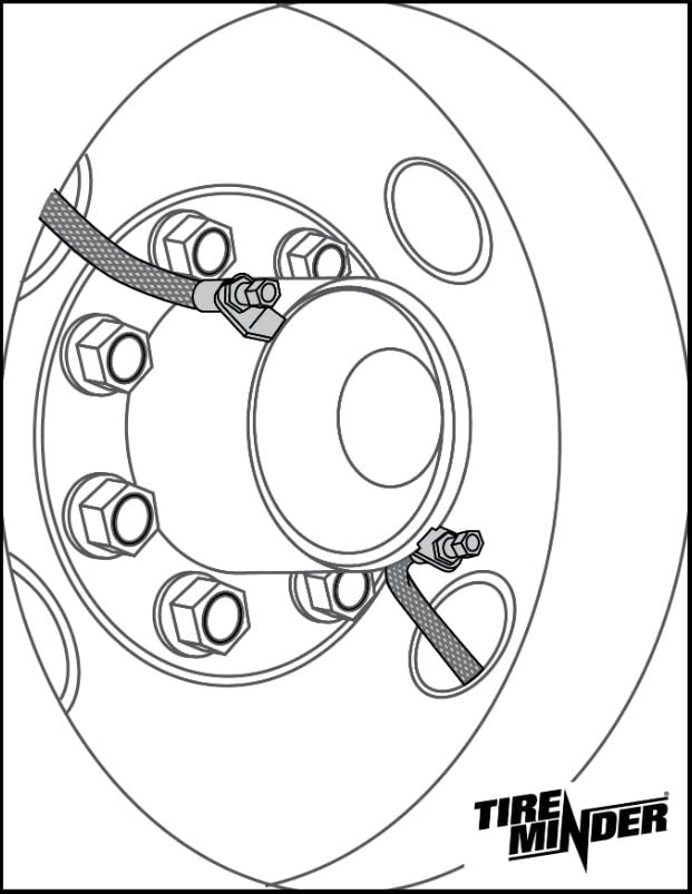 Tireminder Braided Steel Valve